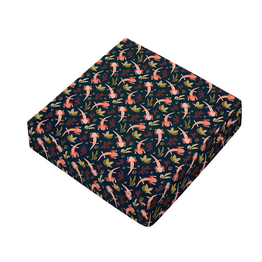 Baby Axolotl Pattern Print Outdoor Seat Cushion Cover