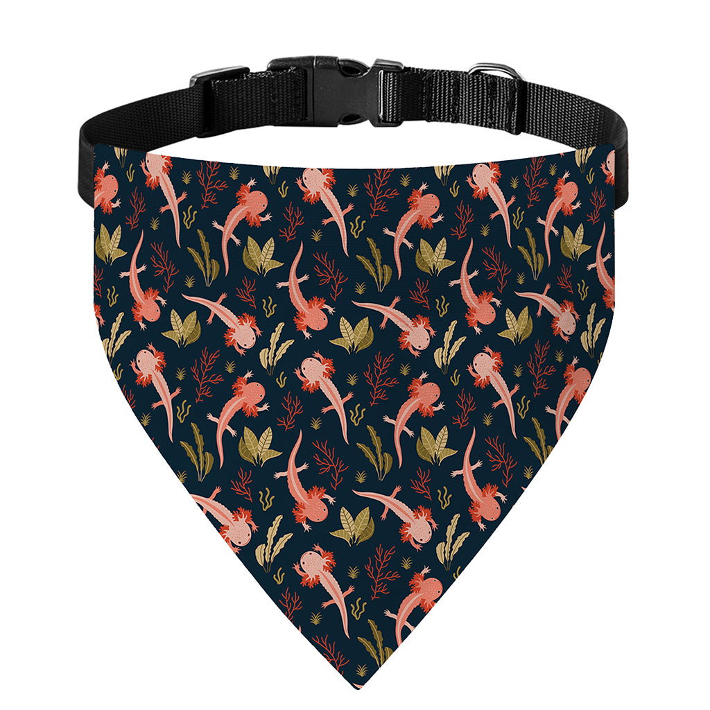 Baby Axolotl Pattern Print Over The Collar Dog Bandana