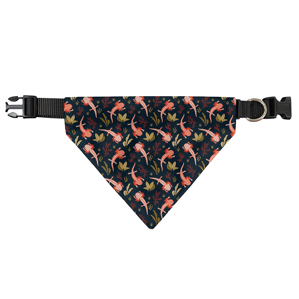 Baby Axolotl Pattern Print Over The Collar Dog Bandana