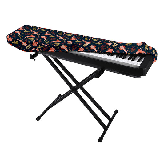 Baby Axolotl Pattern Print Piano Keyboard Cover