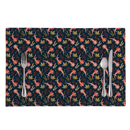 Baby Axolotl Pattern Print Placemat