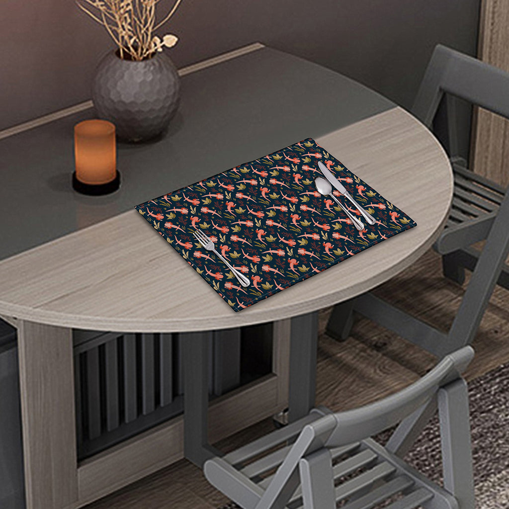 Baby Axolotl Pattern Print Placemat