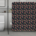 Baby Axolotl Pattern Print Polyester Shower Curtain