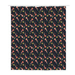 Baby Axolotl Pattern Print Polyester Shower Curtain