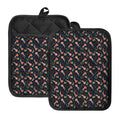 Baby Axolotl Pattern Print Pot Holders With Pocket