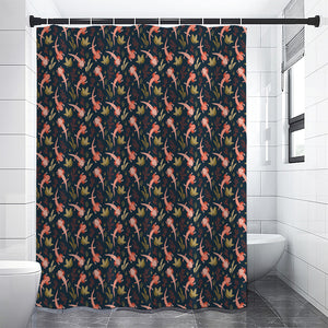 Baby Axolotl Pattern Print Premium Shower Curtain