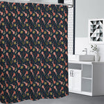 Baby Axolotl Pattern Print Premium Shower Curtain