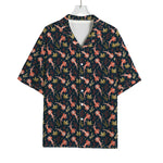 Baby Axolotl Pattern Print Rayon Hawaiian Shirt