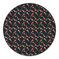 Baby Axolotl Pattern Print Round Floor Mat
