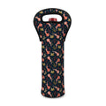 Baby Axolotl Pattern Print Single Neoprene Wine Tote