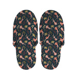 Baby Axolotl Pattern Print Slippers