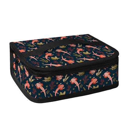 Baby Axolotl Pattern Print Small Lunch Bag