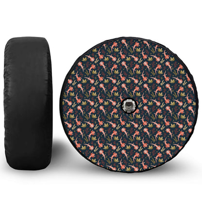 Baby Axolotl Pattern Print Tire Cover With Camera Hole