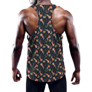 Baby Axolotl Pattern Print Training Tank Top