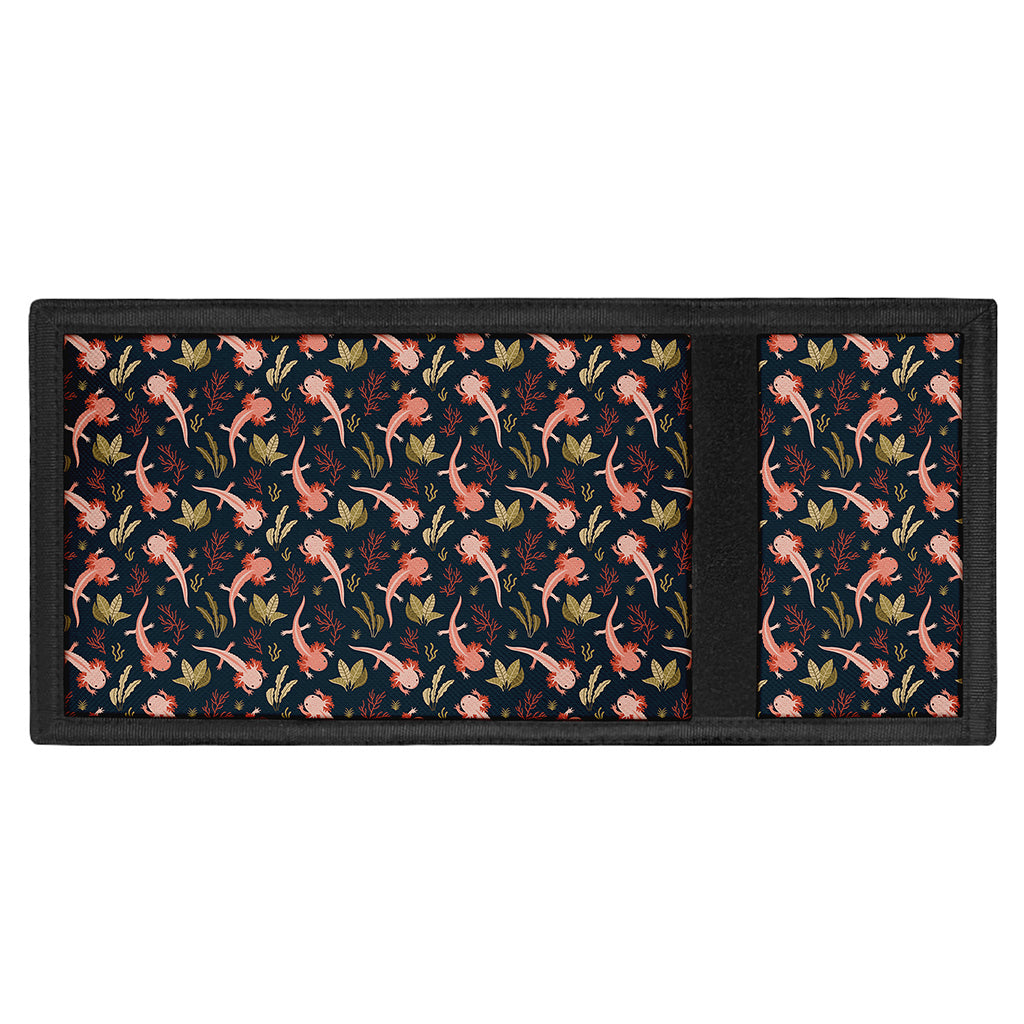 Baby Axolotl Pattern Print Trifold Wallet