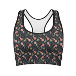 Baby Axolotl Pattern Print Women's Sports Bra
