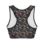 Baby Axolotl Pattern Print Women's Sports Bra
