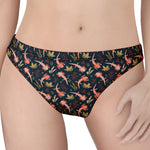 Baby Axolotl Pattern Print Women's Thong