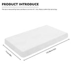 Grey Marble Print Baby Crib Sheet