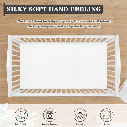 Xmas Gingerbread Man Pattern Print Baby Crib Sheet