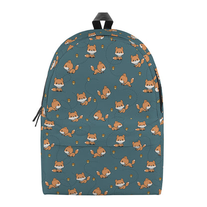 Baby Fox Pattern Print Backpack