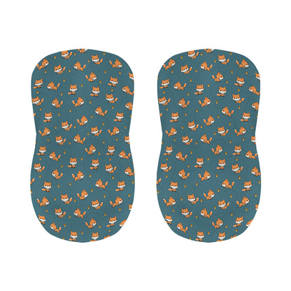 Baby Fox Pattern Print Bar Stool Covers