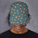 Baby Fox Pattern Print Baseball Cap