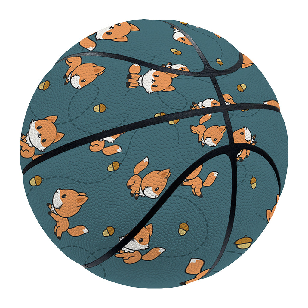 Baby Fox Pattern Print Basketball