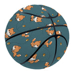 Baby Fox Pattern Print Basketball