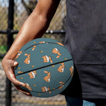 Baby Fox Pattern Print Basketball