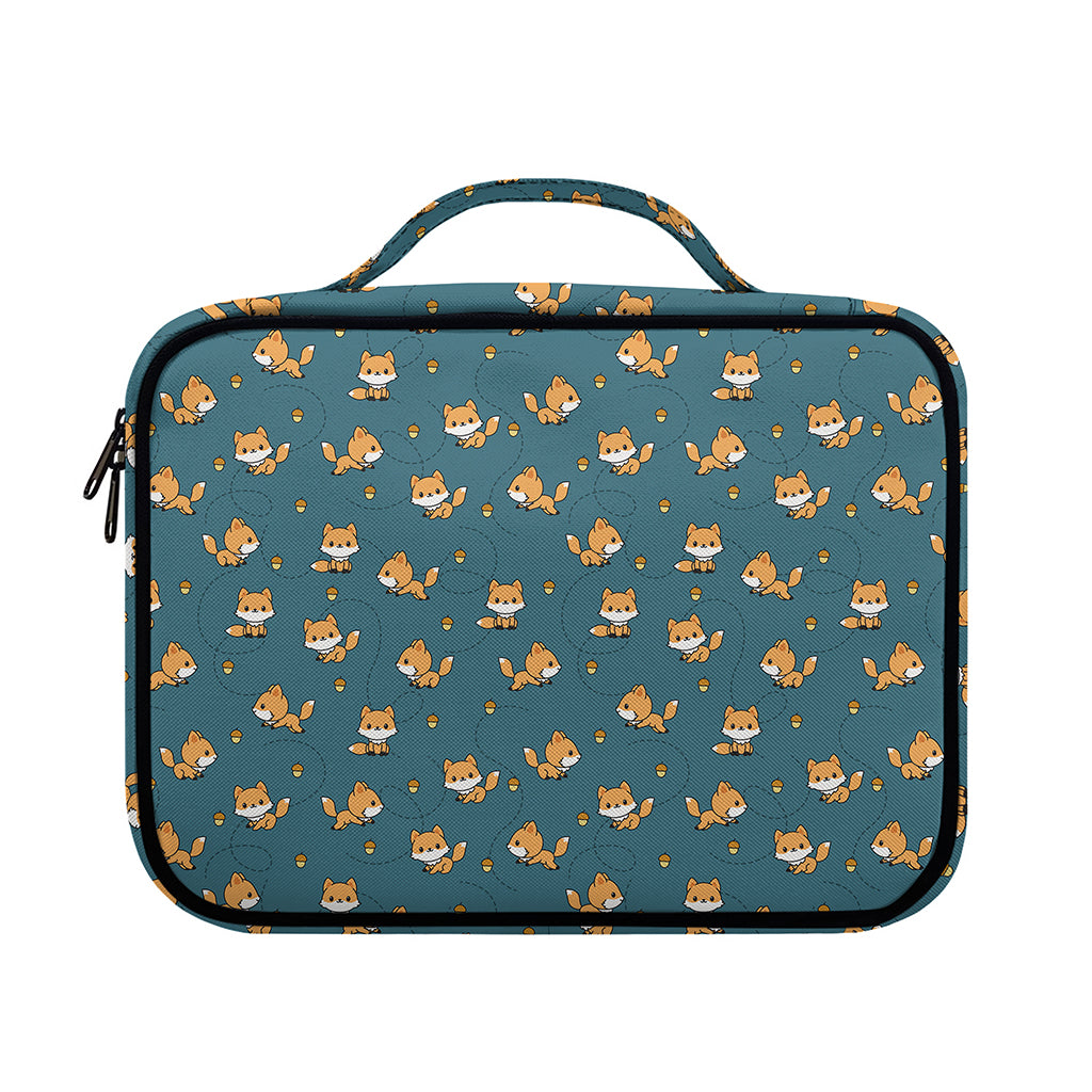 Baby Fox Pattern Print Briefcase Bible Bag