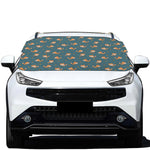 Baby Fox Pattern Print Car Windshield Snow Cover