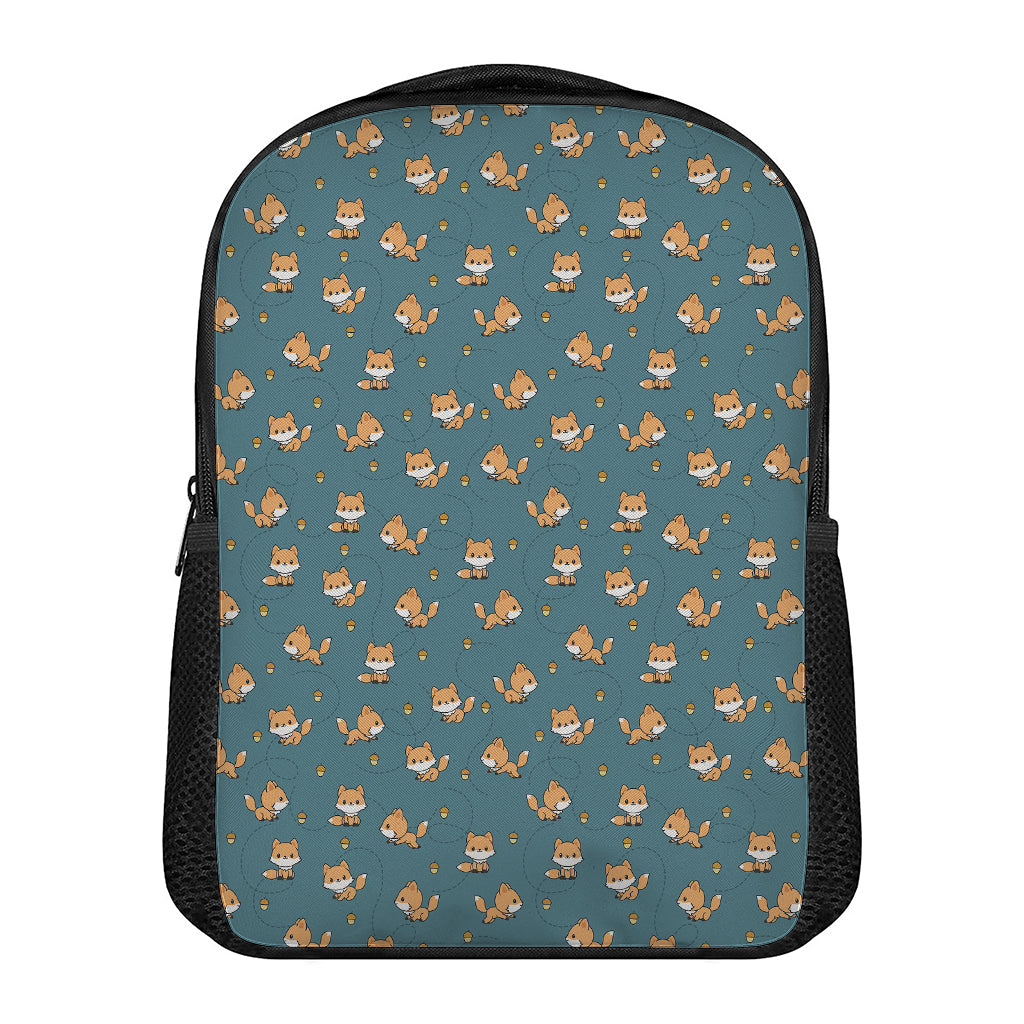 Baby Fox Pattern Print Casual Backpack