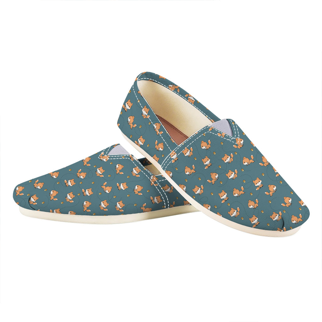 Baby Fox Pattern Print Casual Shoes