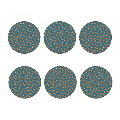Baby Fox Pattern Print Coaster Set