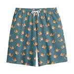 Baby Fox Pattern Print Cotton Shorts