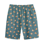 Baby Fox Pattern Print Cotton Shorts