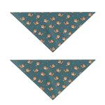 Baby Fox Pattern Print Dog Bandana