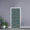 Baby Fox Pattern Print Door Sticker