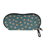 Baby Fox Pattern Print Glasses Case