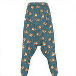 Baby Fox Pattern Print Hammer Pants