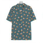 Baby Fox Pattern Print Hawaiian Shirt