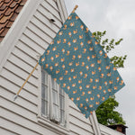 Baby Fox Pattern Print House Flag