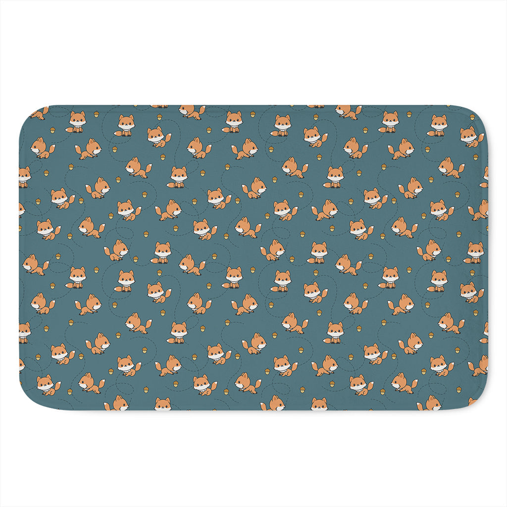 Baby Fox Pattern Print Indoor Door Mat