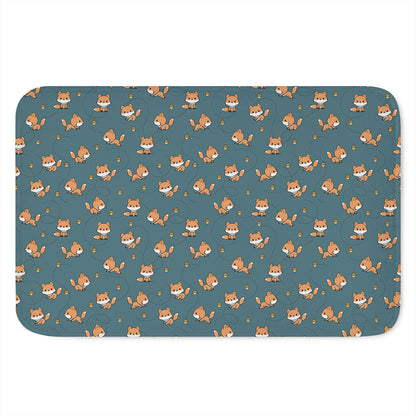 Baby Fox Pattern Print Indoor Door Mat