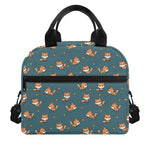 Baby Fox Pattern Print Insulated Lunch Bag