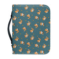 Baby Fox Pattern Print Leather Bible Cover