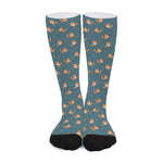 Baby Fox Pattern Print Long Socks