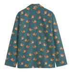 Baby Fox Pattern Print Men's Blazer