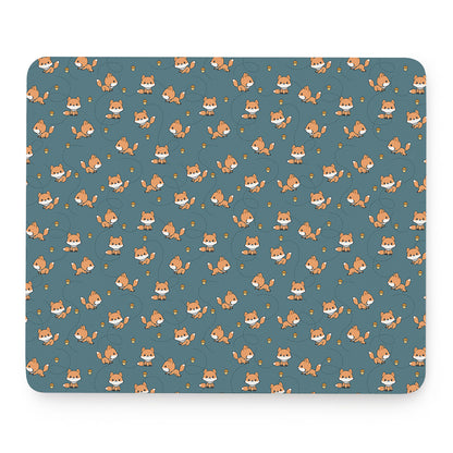 Baby Fox Pattern Print Mouse Pad